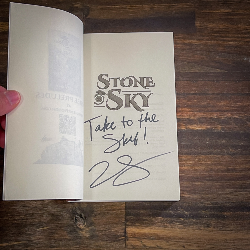 LAST CHANCE - SIGNED - Stone & Sky (OLD COVER)