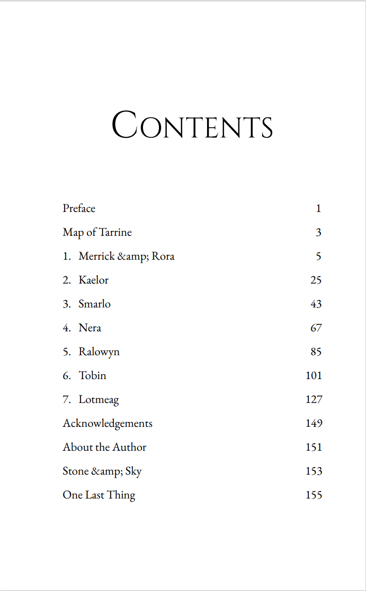 Stone & Sky Preludes Collection (ebook)