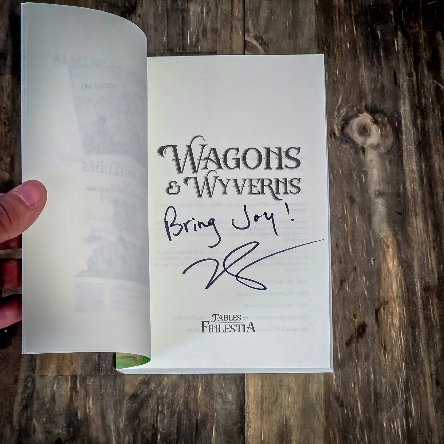 SIGNED - Wagons & Wyverns