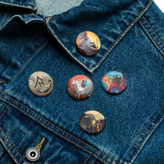 Set of Stone & Sky Trilogy Buttons